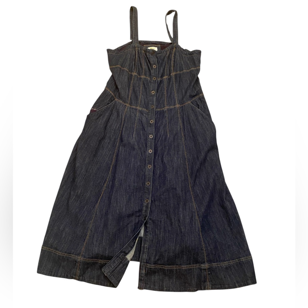 Anthropologie Sqaure Neck Buttondown Corset Dress Plus size 26W - Picture 3 of 13